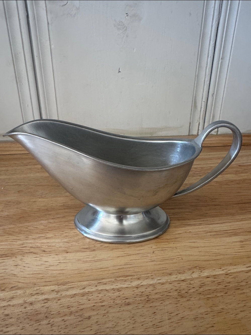 Reed & Barton Pewter Gravy Boat Stamped 40